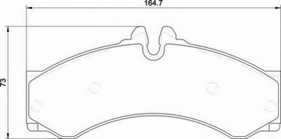 MAGNETI MARELLI 363700034068 -  Комплект тормозных колодок, дисковый тормоз